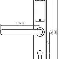 Электронный гостиничный замок HSU-9939-S