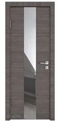 ШИ дверь DO-610 Ольха темная/Зеркало