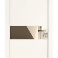 ШИ дверь DO-609 Сливки/зеркало Бронза