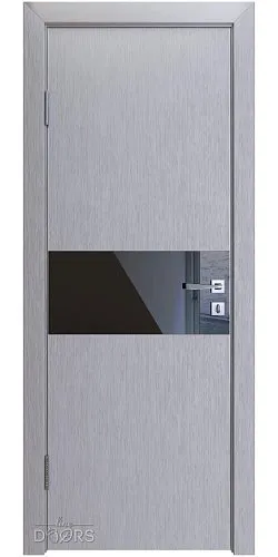 ШИ дверь DO-601 Металлик/стекло Черное