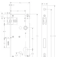Электронный гостиничный замок HSU-9939-S
