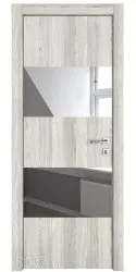 Дверь межкомнатная DO-508 Айс/Зеркало