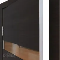 ШИ дверь DO-602 Венге горизонтальный/зеркало Бронза