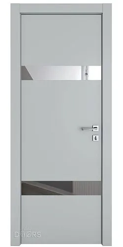 Дверь межкомнатная DO-502 Силк маус/Зеркало