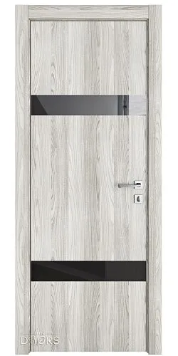 ШИ дверь DO-602 Айс/стекло Черное