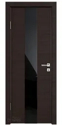 Дверь DO-510 Венге горизонтальный/стекло Черное