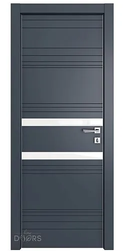 Дверь межкомнатная DO-515 Мэджик ПЭТ/стекло Белое