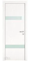 Дверь межкомнатная DO-502 Жемчуг/стекло Белое