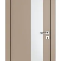 Дверь межкомнатная DO-504 Латте софт/Снег