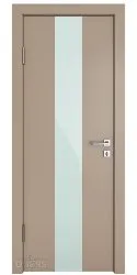ШИ дверь DO-610 Латте софт/стекло Белое