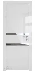 ШИ дверь DO-613 Серый глянец/Зеркало
