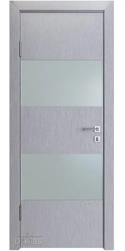 Дверь межкомнатная DO-508 Металлик/Снег