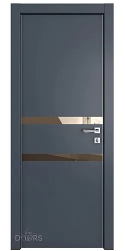 Дверь межкомнатная DO-513 Мэджик ПЭТ/зеркало Бронза