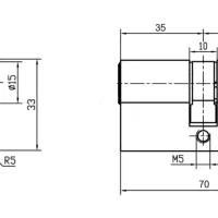 Ключевой цилиндр 70C PG