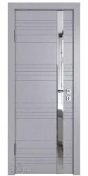 Дверь межкомнатная DO-514 Металлик/Зеркало
