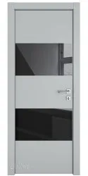 ШИ дверь DO-608 Силк маус/стекло Черное