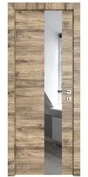 ШИ дверь DO-604 Лофт светлый/Зеркало