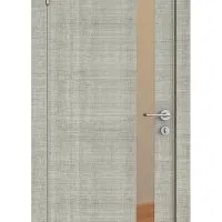 ШИ дверь DO-607 Серый дуб/зеркало Бронза