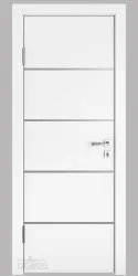 ШИ дверь DG-605 Белый бархат