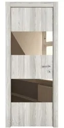 ШИ дверь DO-608 Айс/зеркало Бронза