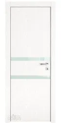 Дверь межкомнатная DO-513 Жемчуг/стекло Белое