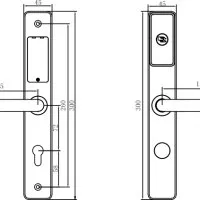 Электронный гостиничный замок HSU-9939-S