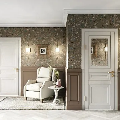 Белый ясень и Белый ясень зеркало ромб фацет