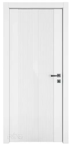 Дверь DO-PANNO Белый бархат/стекло Белое