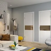 Двери с изоляцией белые