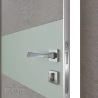 ШИ дверь DO-601 Бетон светлый/Снег