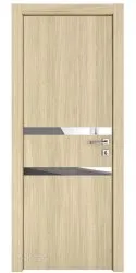 Дверь межкомнатная DO-513 Дуб светлый/Зеркало
