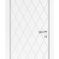 Дверь межкомнатная Рим Белый бархат