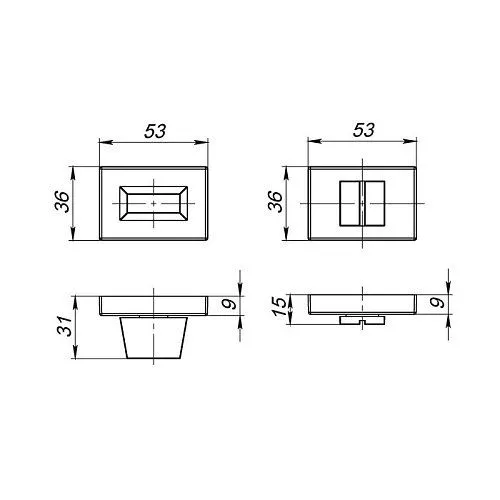 Ручка Armadillo (Армадилло) поворотная BK6.K.UCS36 (BK6 UCS) MWSC-33 итальянский тисненый