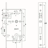Электронный гостиничный замок HSU-9939-S