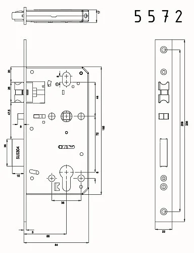 Электронный гостиничный замок HSU-9939-S