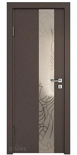 Дверь межкомнатная DO-504 Бронза/вставка Веста