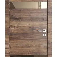 Дверь межкомнатная DO-502 Лофт темный/зеркало Бронза