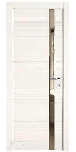 Дверь межкомнатная DO-514 Сливки/зеркало Бронза