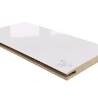 Добор Телескоп ПВХ 100 мм Белый глянец в наличии