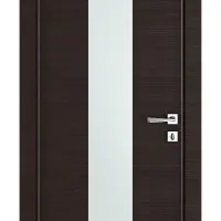 Дверь межкомнатная DO-510 Венге горизонтальный/Снег