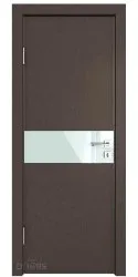 ШИ дверь DO-609 Бронза/стекло Белое