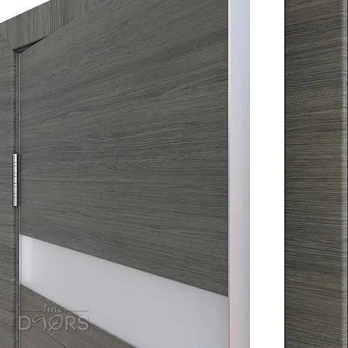ШИ дверь DO-602 Ольха темная/Снег