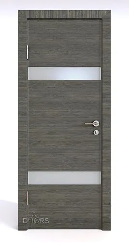 ШИ дверь DO-602 Ольха темная/Снег