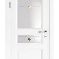 Дверь межкомнатная DO-SOFIA1 Белый бархат