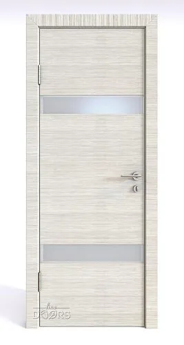 Дверь межкомнатная DO-502 Ива светлая/Снег