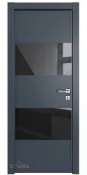 Дверь межкомнатная DO-508 Мэджик ПЭТ/стекло Черное
