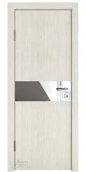 ШИ дверь DO-609 Белая лиственница/Зеркало