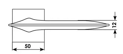 Дверная ручка GALACTIC-S5 NERO