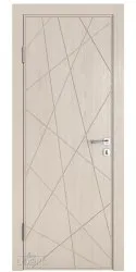 Дверь межкомнатная Абстракция Ясень капучино