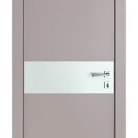 Дверь межкомнатная DO-509 Серый бархат/Снег